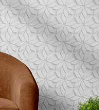 Papel de parede gesso 3D floral 3405-8202