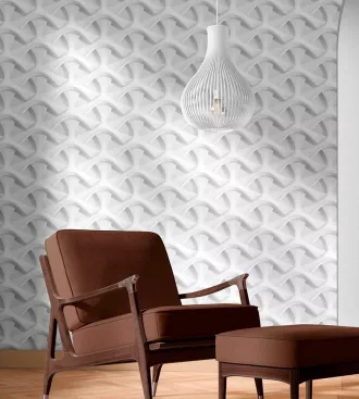 Papel de parede 3D gesso