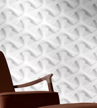 Papel de parede 3D estilo gesso 3407-8208