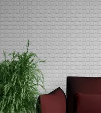 Papel de parede quadradinhos 3D 3410-8221