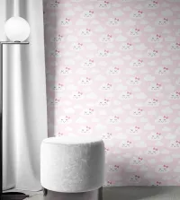 Papel de parede nuvemzinha feliz 3426-8262
