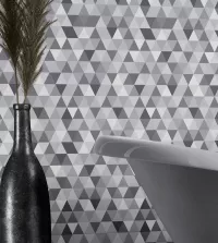 Papel de parede triangulo geométrico 3444-8318