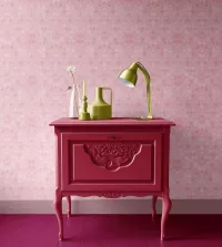 Papel de parede adesivo geométrico triangulos rosa 3445-8321