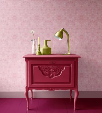 Papel de parede adesivo geométrico triangulos rosa