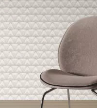 Papel de parede triangulo geométrico amadeirado 3446-8324