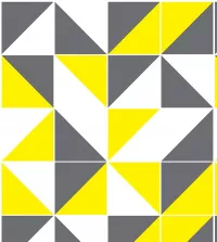Papel de parede adesivo mosaico tons de amarelo 3452-8340
