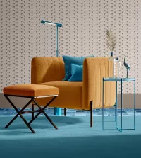 Papel de parede adesivo geométrico menina 3453-8345