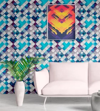 Papel de parede Chevron Zig Zag