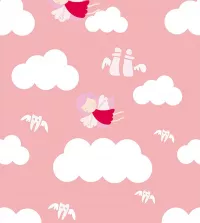 Papel de parede infantil fada do dente 3467-8390