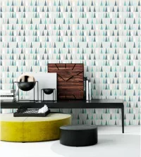 Papel de parede geométrico escandinavo 2549-8413