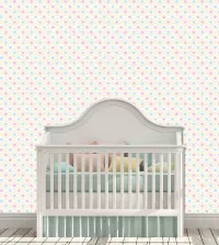 Papel de parede infantil coroinhas 3475-8414