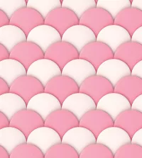 Papel de parede infantil sereia em tons rosa 3476-8418