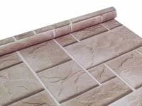 Papel de parede canjiquinha azulejo marrom e bege 168-843