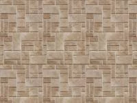 Papel de parede canjiquinha azulejo marrom e bege 168-844
