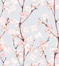 Papel de parede adesivo flor de cerejeira 3484-8440