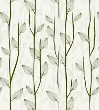 Papel de parede floral com folhas pendentes 3489-8454
