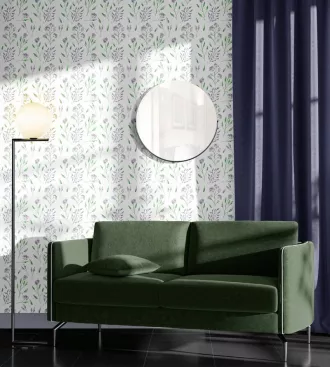 Papel de parede Floral lavanda