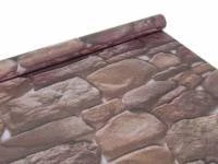 Papel de parede pedras arredondadas rústica 165-847