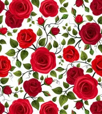 Papel de parede rosas vermelhas 3496-8484