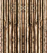 Papel de parede bambu em varas finas 3512-8517