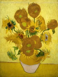 Papel de Parede Os Girassóis por Van Gogh 3520-8543