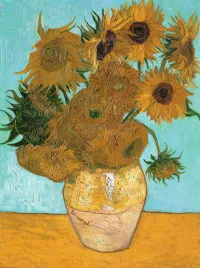 Papel de Parede Os Girassóis por Van Gogh 3520-8544