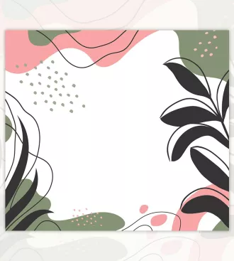 Papel de parede Boho rosa e cinza