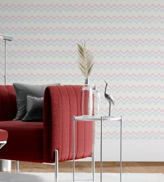 Papel de parede Chevron bebê