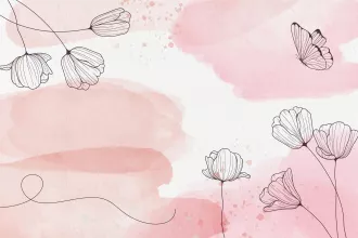 Papel de Parede aquarela primaveril