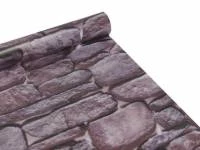 Papel de parede canjiquinha com pedras arredondadas chumbo 164-861