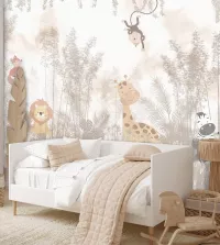 Foto Mural Infantil floresta tons pasteis 3558-8634