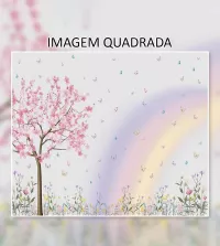 Foto Mural Infantil Arco-íris Soft 3559-8639