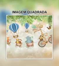 Foto Mural Infantil Safari de animais 3561-8645