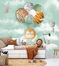 Foto Mural Infantil leão baby 3565-8655