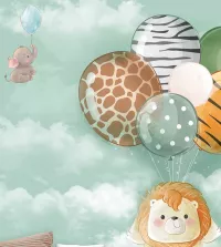 Foto Mural Infantil leão baby 3565-8657