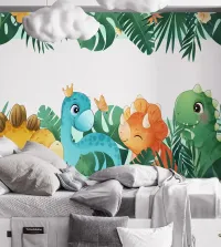 Mural infantil família Dinossauro 3579-8698
