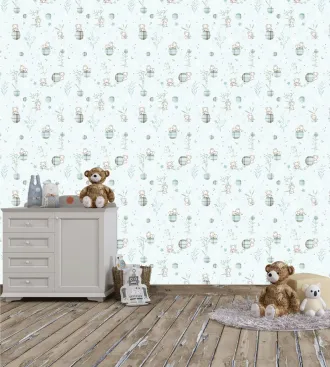 Papel de parede infantil coala