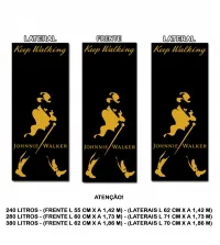 Adesivo de geladeira Keep Walking 2365-8766