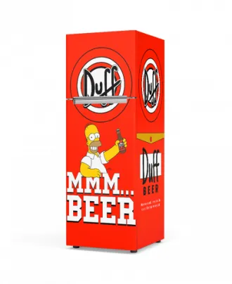 Adesivo de geladeira Duff