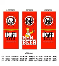 Adesivo de geladeira Duff 2366-8771