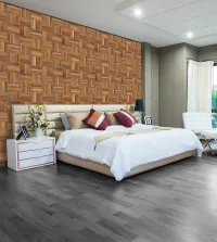 Papel de parede madeira estilo tacos 3611-8803