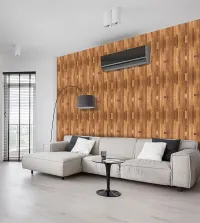 Papel de parede madeira revestimento estilo tacos 3614-8806