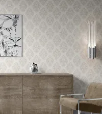 Papel de parede arabesco tons em bege 3633-8853