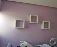 Papel de parede poá rosa chá com branco 307-886