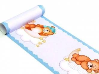 Faixa decorativa infantil de ursinho soneca