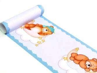 Faixa decorativa infantil de ursinho soneca