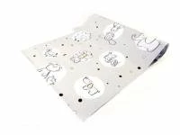 Papel de parede em tons claros com bichinhos 605-947