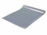 Papel de parede listras finas em azul marinho e branco