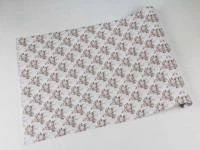 Papel de parede floral mini rosas com fundo branco 327-966