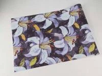 Papel de parede floral com lírios azuis 347-968